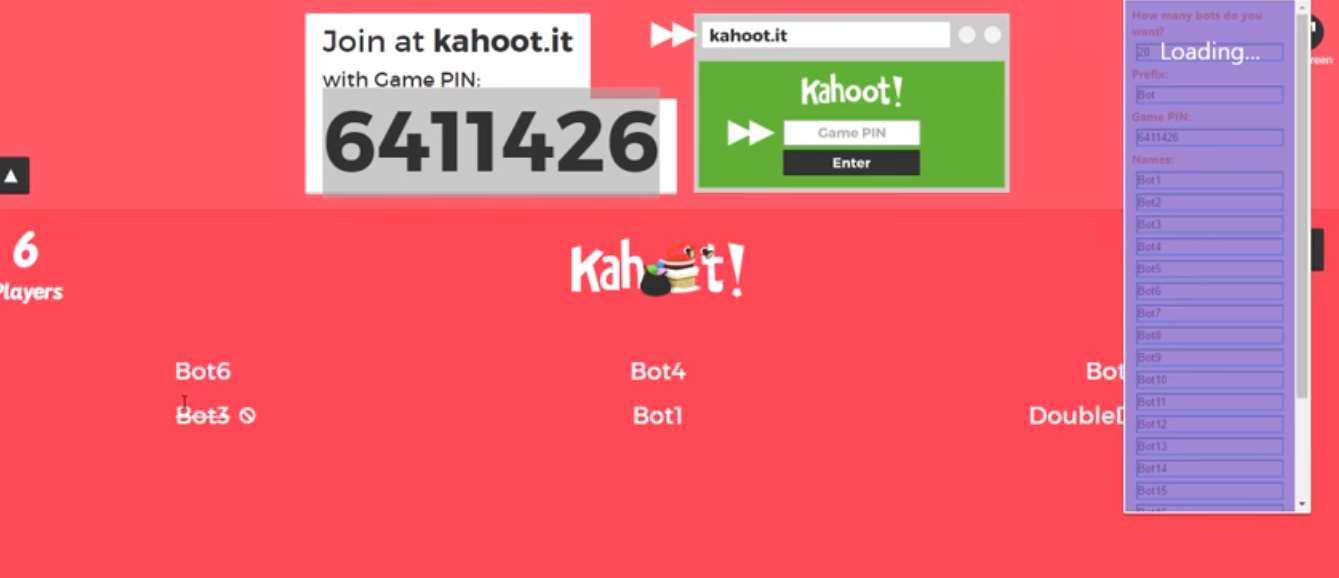 kahoot Hack Auto Answer [ kahoot spammers ] 2023 ?
